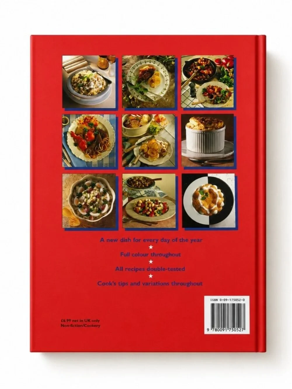 365 Main Course Dishes Hardcover Cookbook – Ebury All Colour Collection Vintage